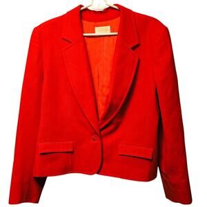 Vintage Pendleton red 100% wool blazer